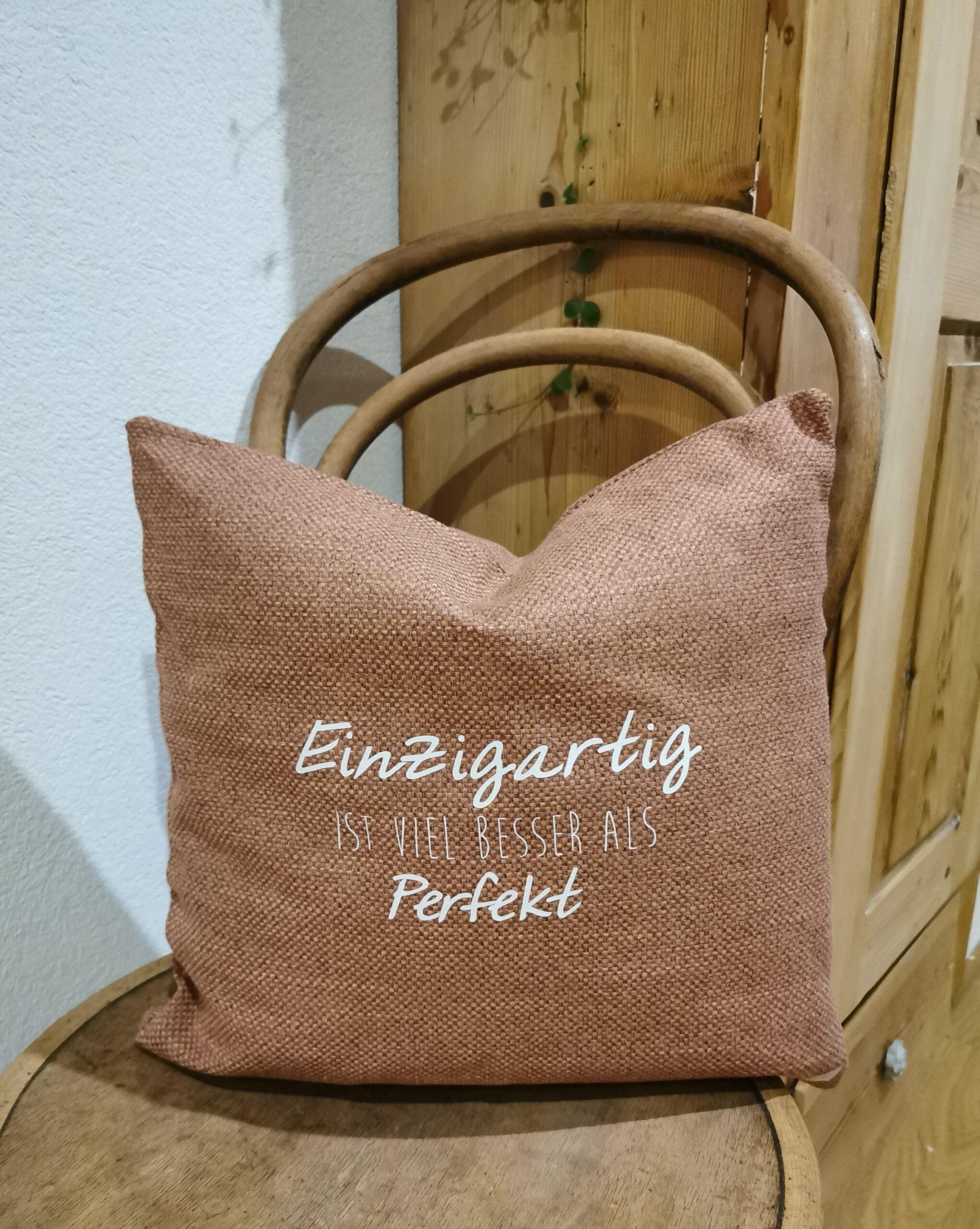 Zierkissen „altrosa“