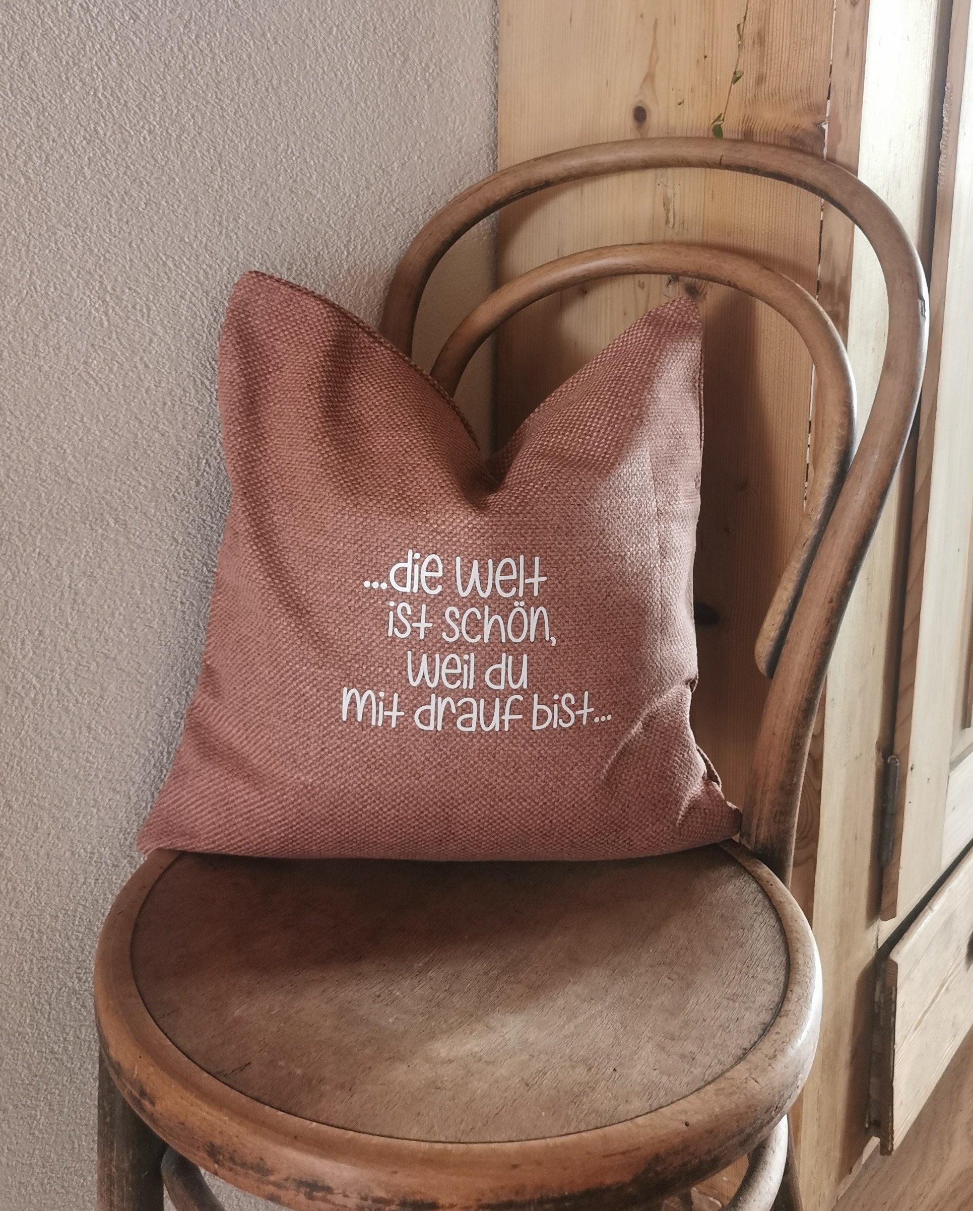 Zierkissen „altrosa“