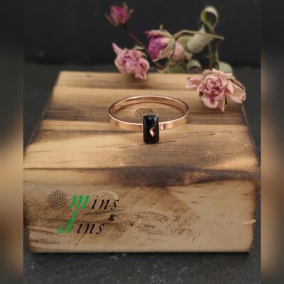 beton ring rosevergoldet schwarz 925 925 silberring beton blattgold handgefertigter beton ring rosegold filigraner beton ring schwarz