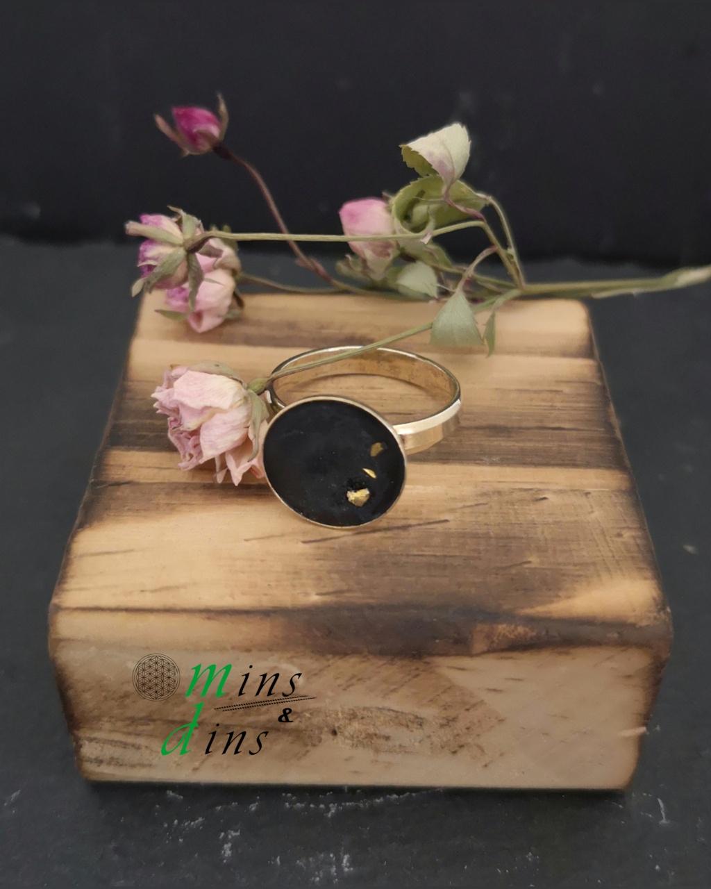 beton ring vergoldet glasscherben 925 12mm 925 silberring gold beton glas handgefertigter beton ring gold funkelnd statement beton schmuck ring