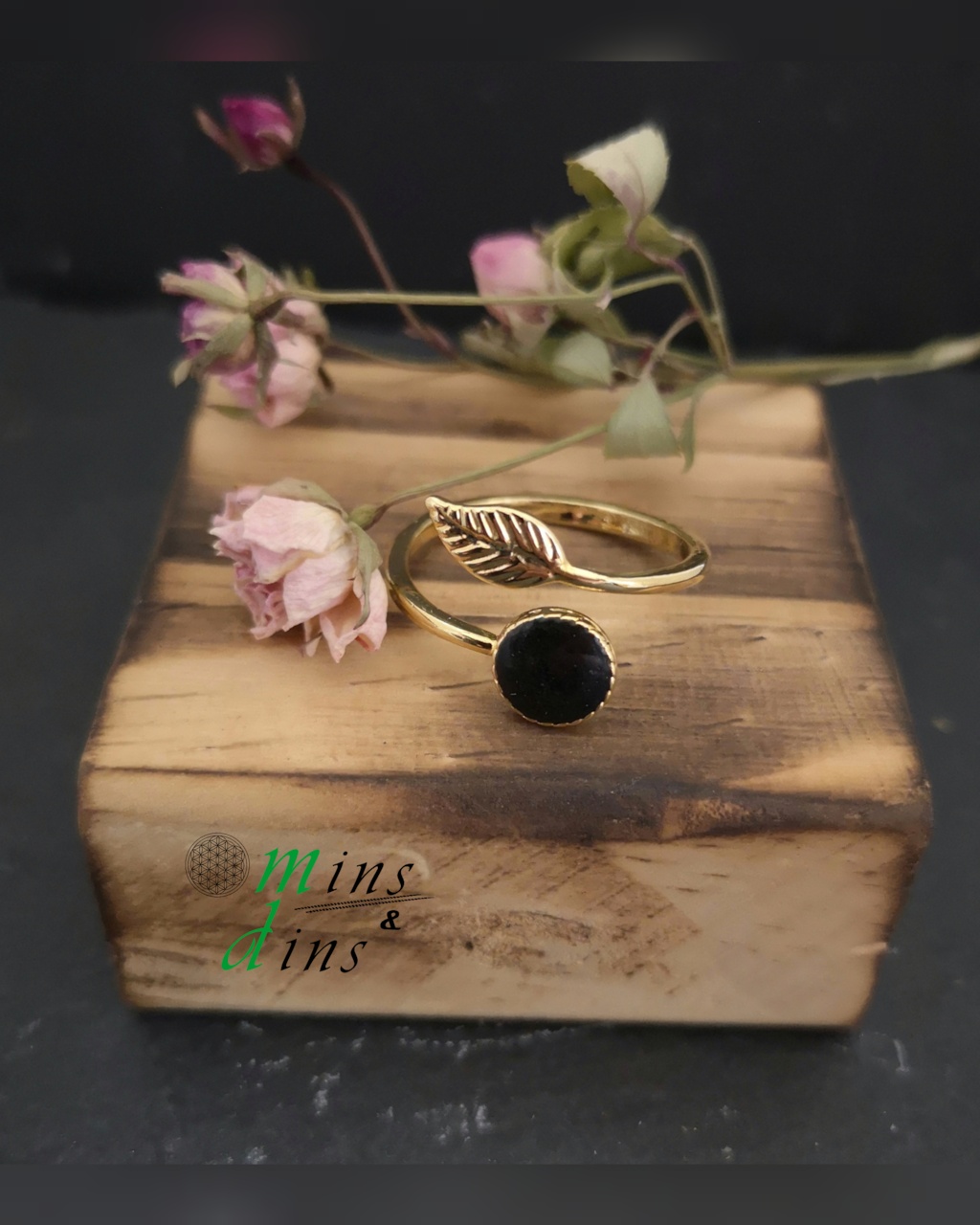 beton ring vergoldet schwarz 925 verstellbarer silberring gold beton handgefertigter beton ring schwarz gold moderner beton schmuck ring