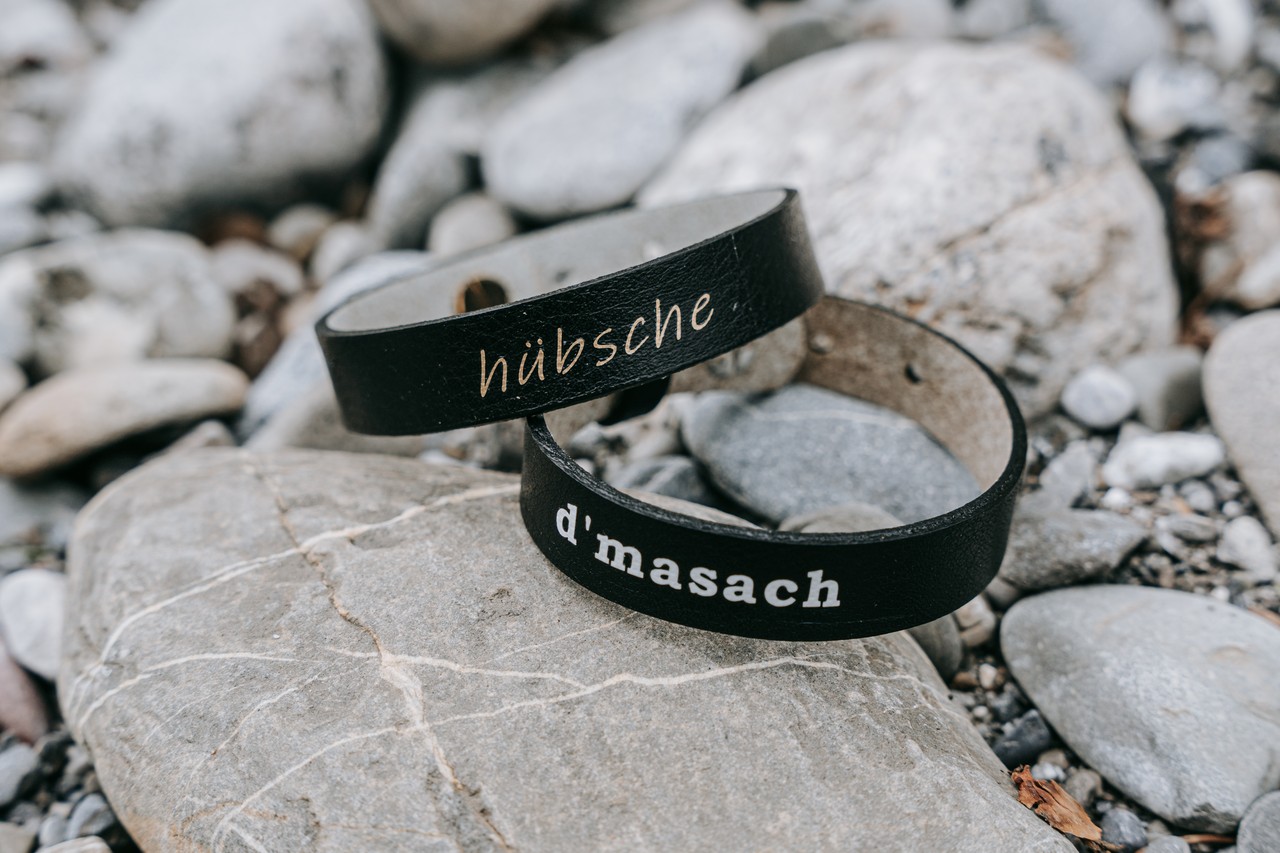 Lederarmband „hübsche“ & „d’masach“