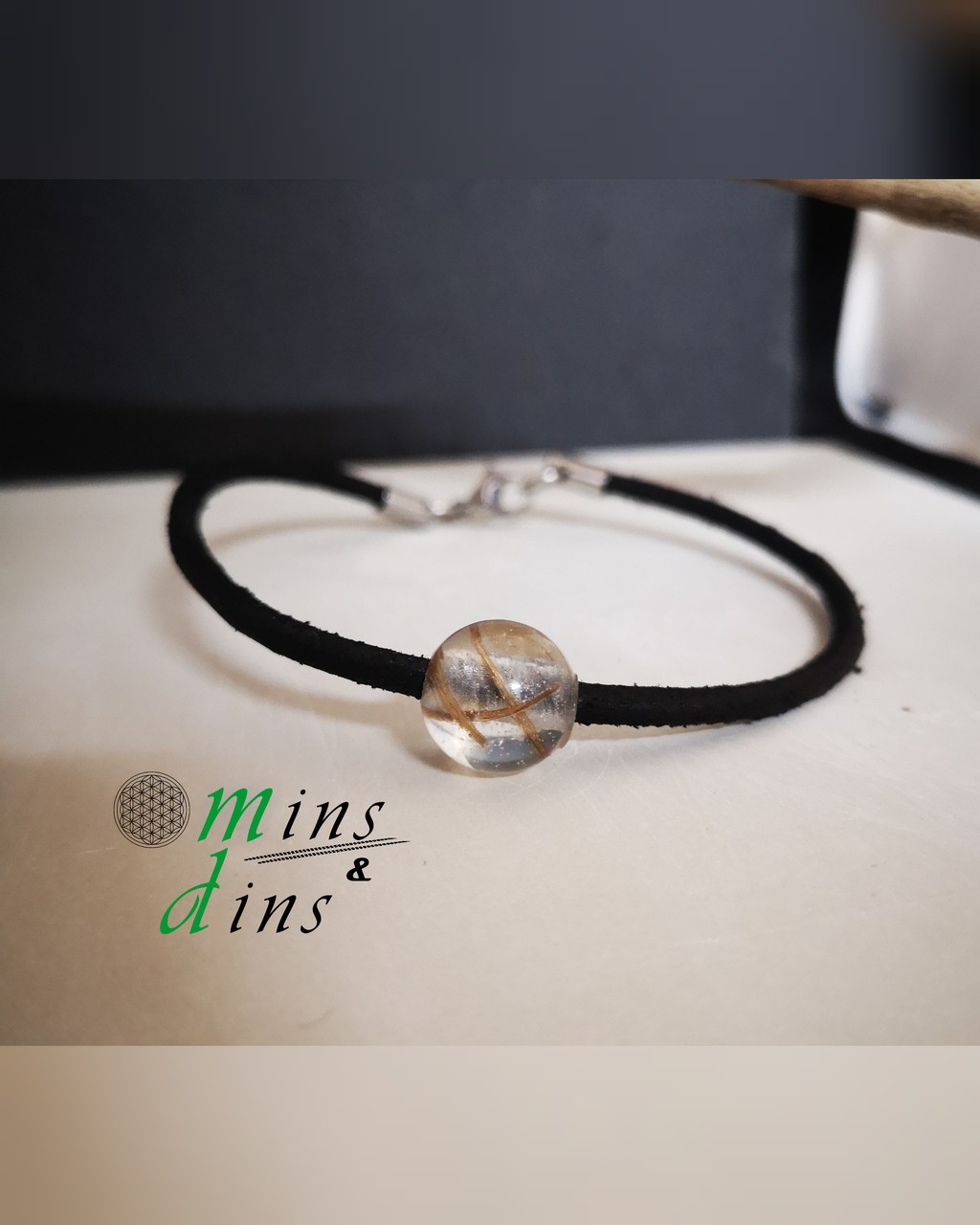 Lederarmband „erinnerungsKugel“