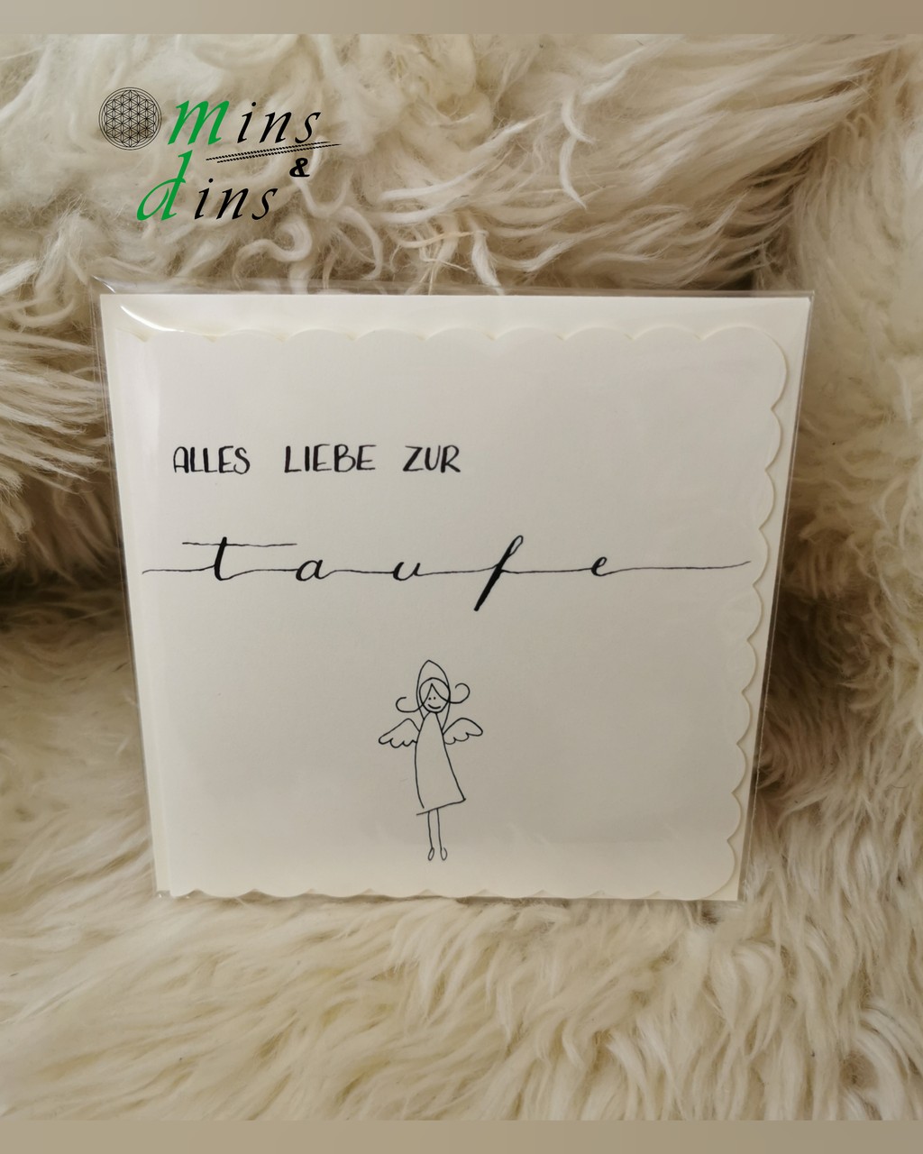 handgeschriebene Karte