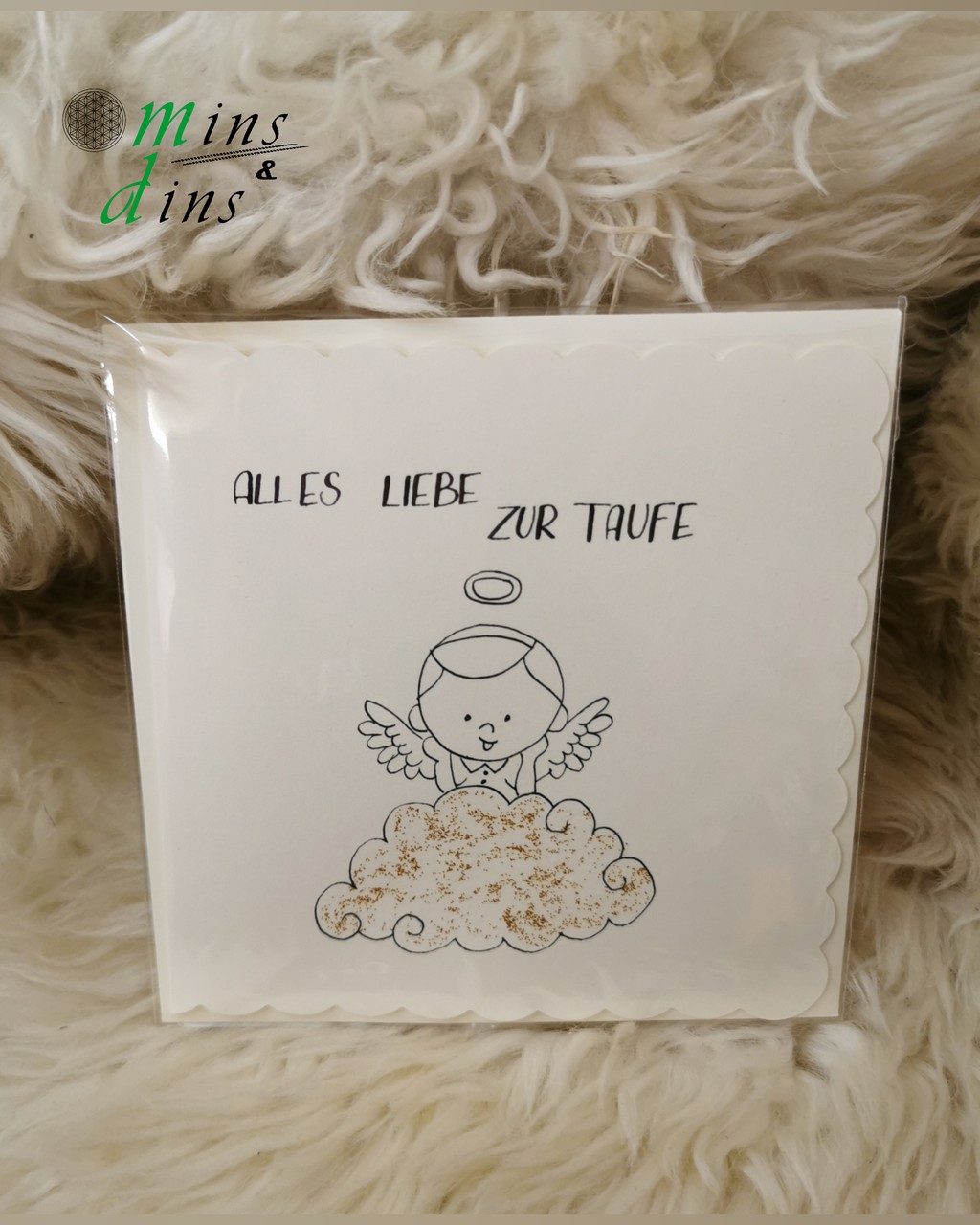 handgeschriebene Karte