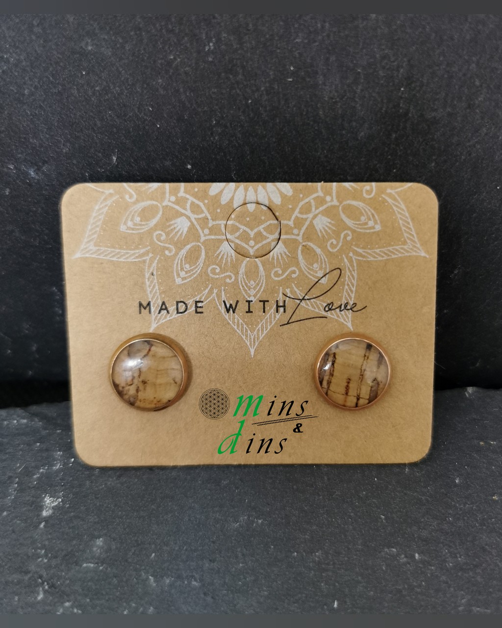 Ohrstecker „korkig“