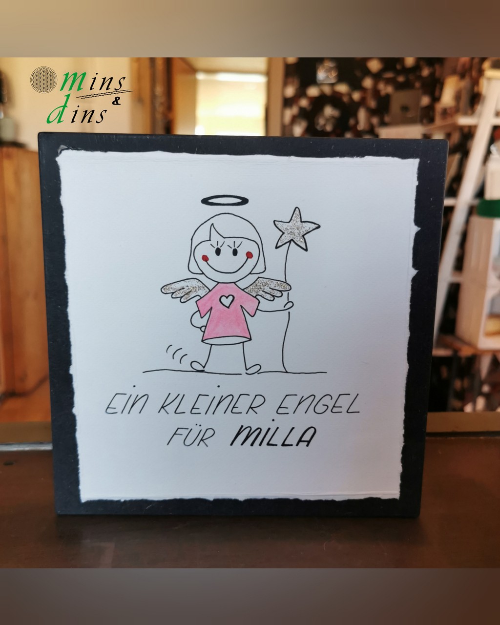 Täfele „Schutzengel Mädchen“